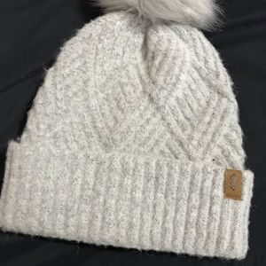 Cute pink extra warmth knitted hat